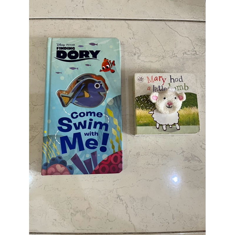 3D Story telling book Dory Finding Nemo dan Lamb buku anak cerita bahasa inggris puppet