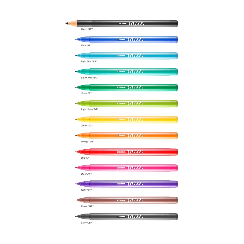 

Pulpen / Pena Fineliner Zebra Penciltic Ready Semua Warna