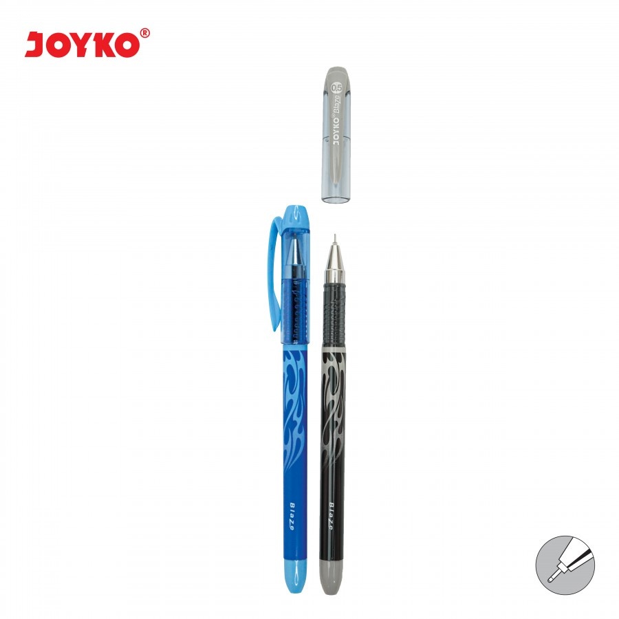 

Pulpen Gel Joyko Blaze GP-191 Tip 0.5 mm Tinta Hitam-Satuan
