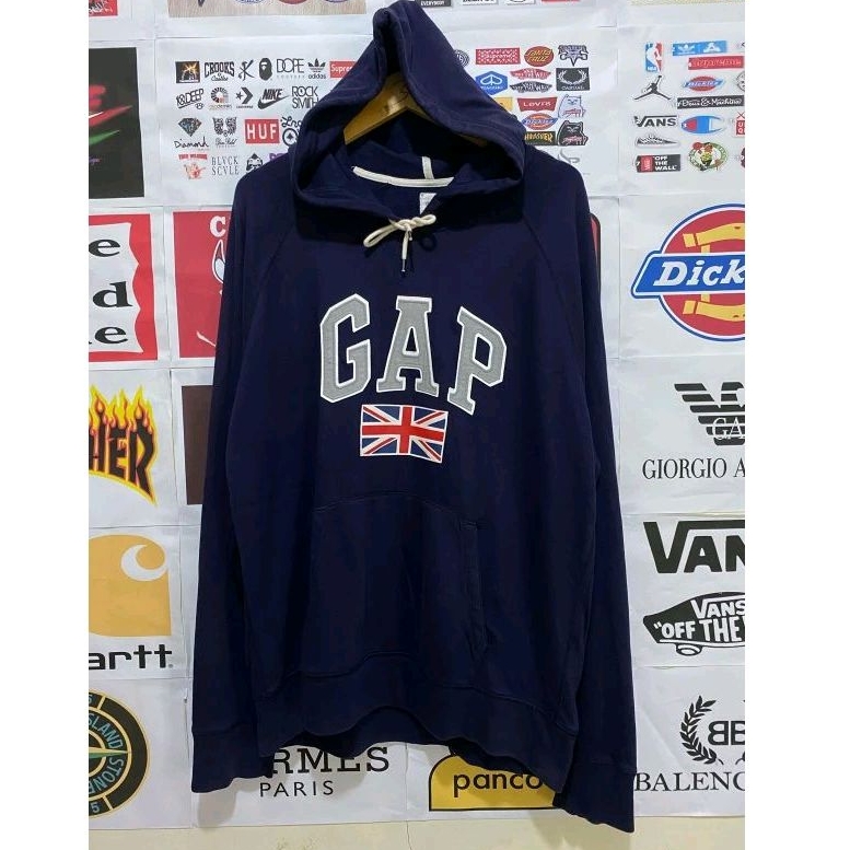 Hoodie GAP Warna Biru Navy Size XL