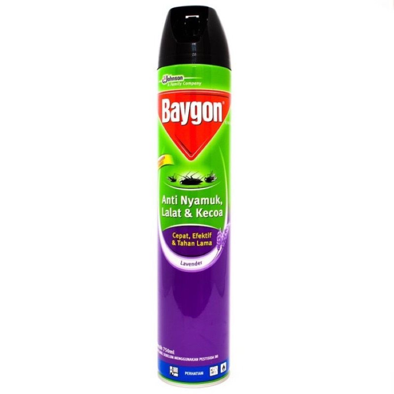 baygon aerosol lavender 750 ml