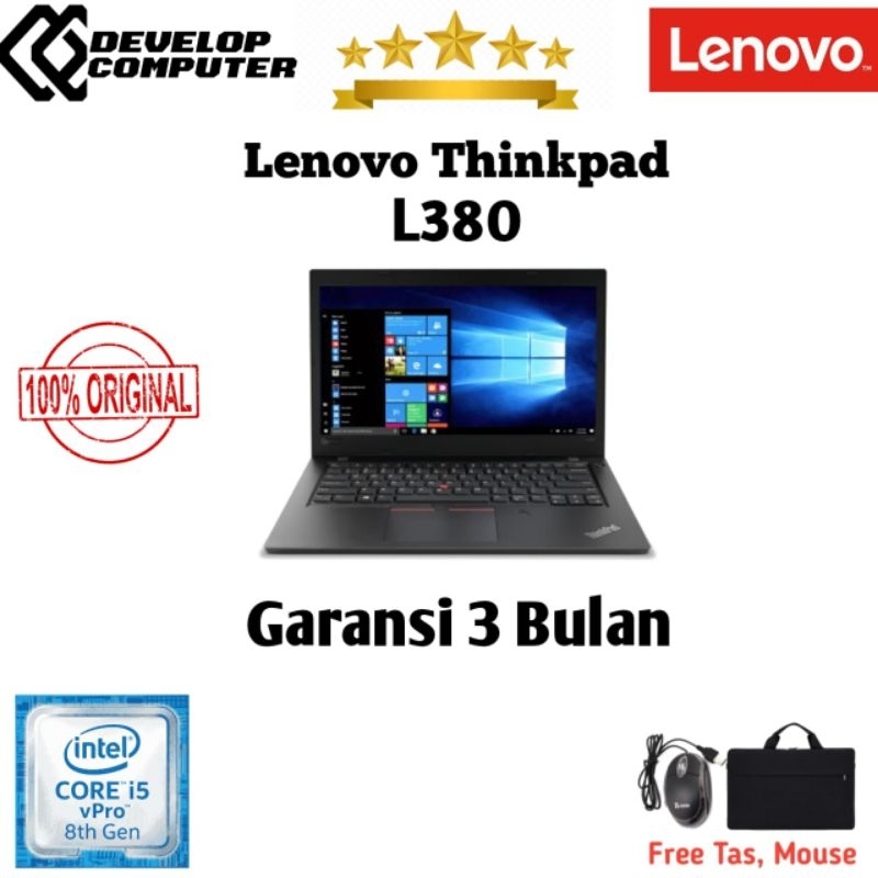 Laptop Lenovo L380 Core i5 Gen8 Ram 16GB BERGARANSI