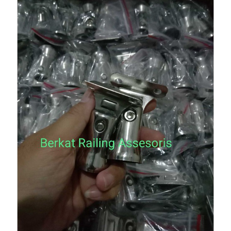 Dikirim secepatnya Railing Tangga Kepala Tiang  Lonceng Tiang Railing SS 34