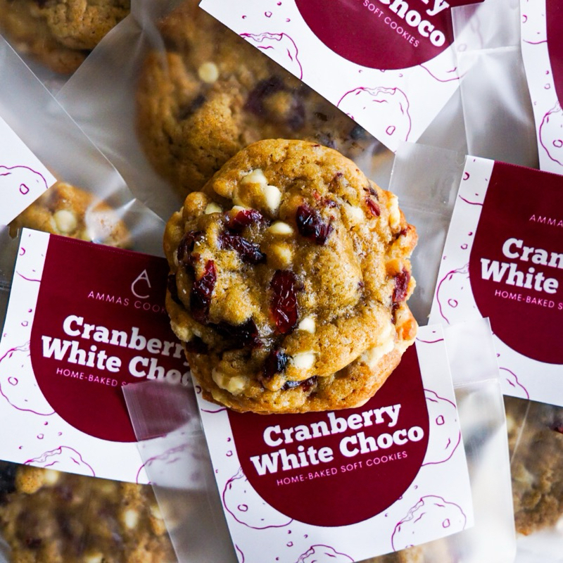 

PREMIUM BUTTER Soft Cookies Cranberry White Choco