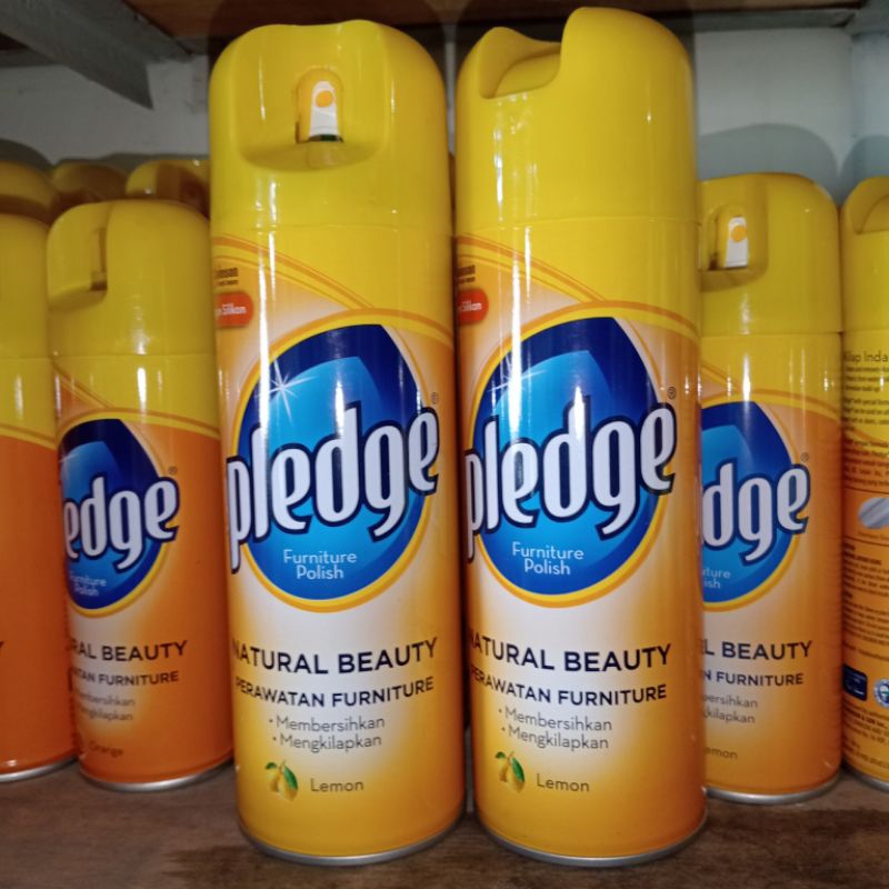 PLEDGE AEROSOL PENGKILAP body SILICONE PERAWATAN FURNITURE kayu 330ml
