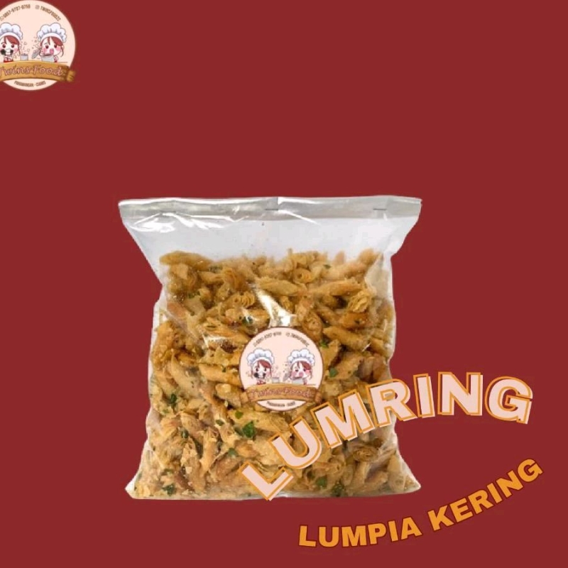 

(TERMURAH) Lumpia Kering / Lumring 500 gram Asin Pedas Manis Daun Jeruk Makanan Ringan Cemilan Kering Viral