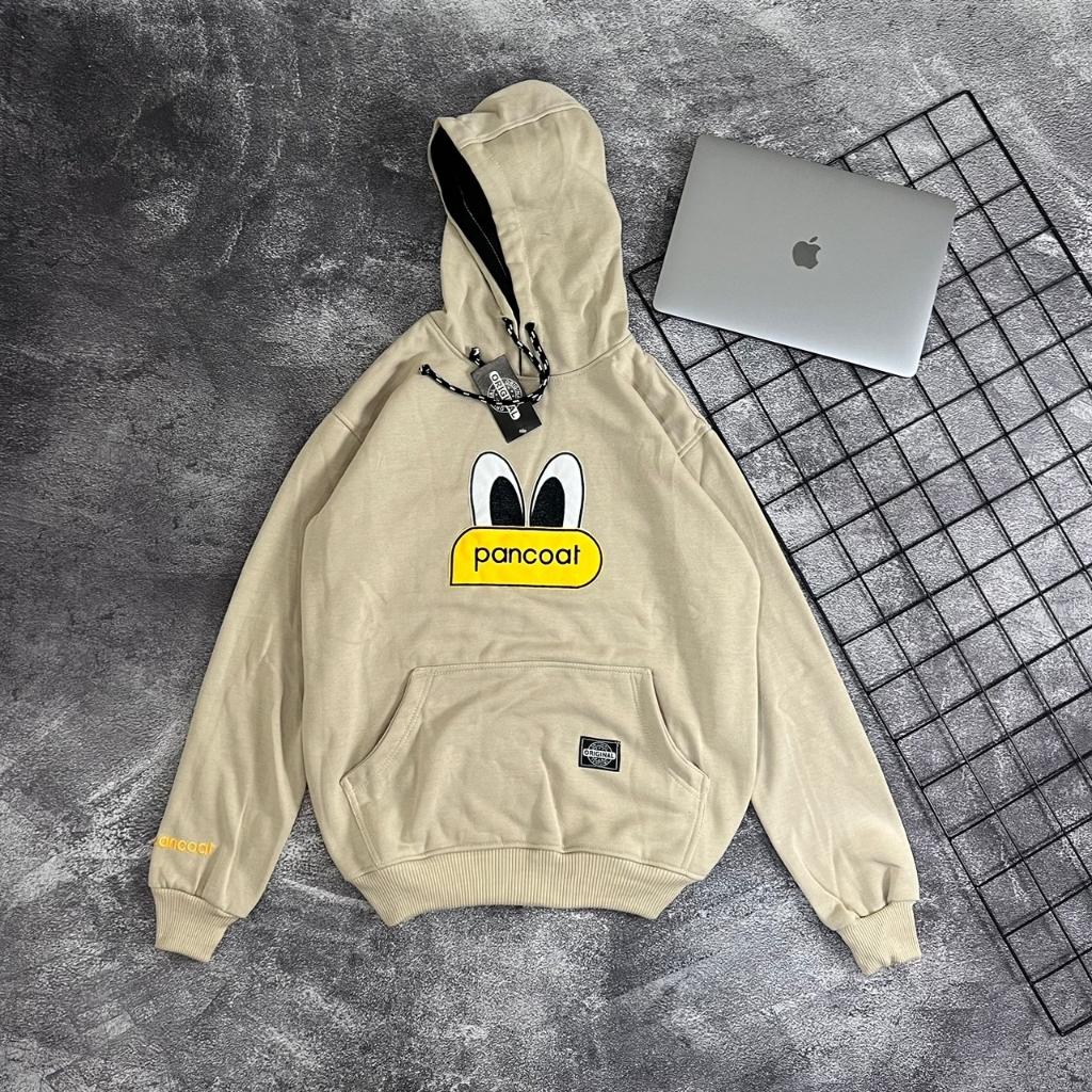 Jaket Sweater Hoodie Pancoat Full Bordir dan Full Hangtag Quality Premium Like New