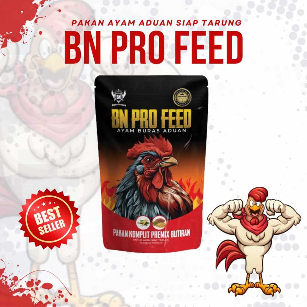 PAKAN AYAM ADU PRO FEED BN BOTOH NUSANTARA KOMPLIT RACIKAN PAKAN AYAM JAGO