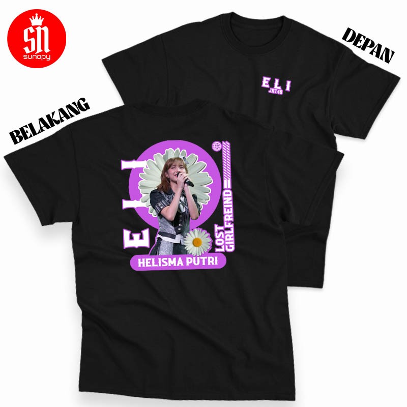 SUNOPY - Kaos Eli V4 JKT48 / Kaos Tema Lost Girlfreind / Kaos JKT48 / Kaos Helisma Putri / JKT48 / F