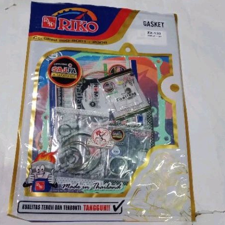 PAKING FULLSET ZX 130// GASKET FULL SET +SEAL KLEP KAWASAKI KAZE  ZX 130 RIKO