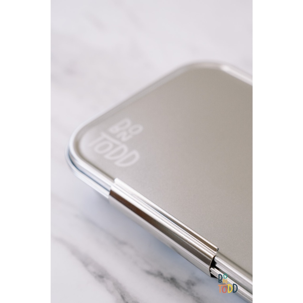 Bon Todd Stainless Lunch Box 3 Sekat - Bontodd Zurich Bento Box - Bon Todd Zurich 3 Sekat