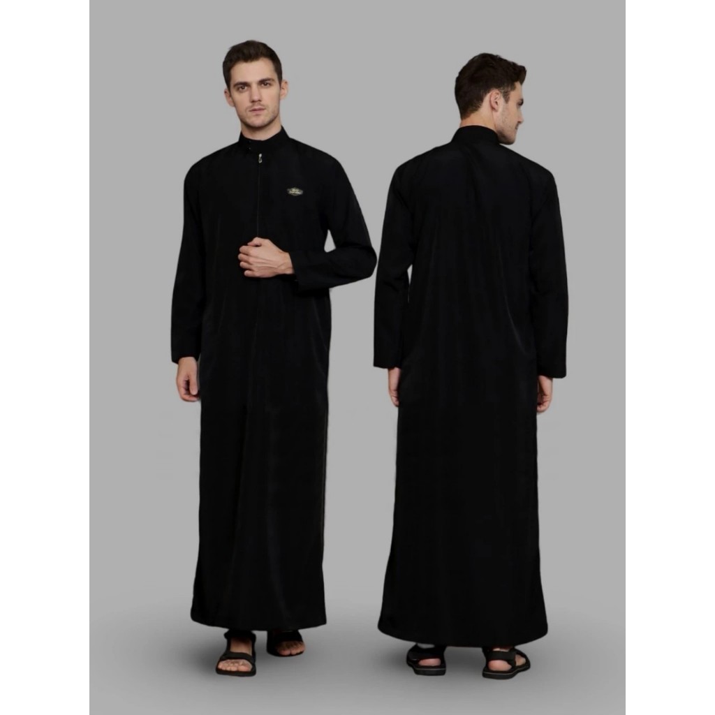Oemar Fashion Bandung - Gamis Jubah Pria Alvaro - Pakaian Muslim - Baju Muslim Cowo