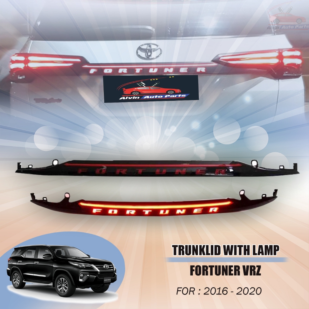 TRUNKLID WITH LAMP FORTUNER VRZ 2016 - 2023 / TRUNKLID FORTUNER / ACCESSORIES FORTUNER VRZ