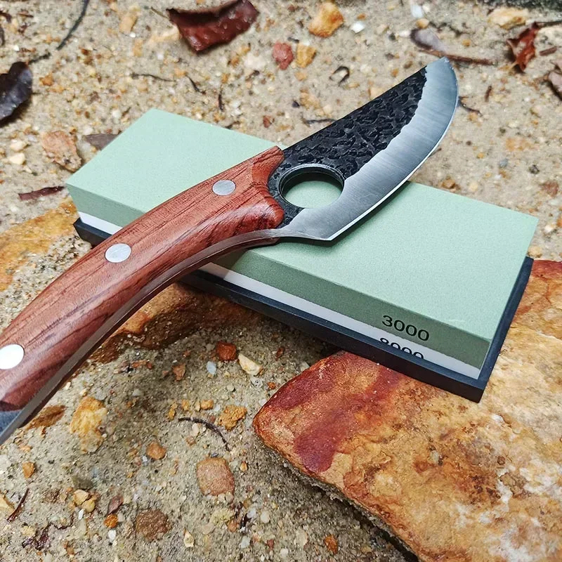 Batu Asah Asahan Pisau Batu Korundum Pengasah Pisau Kombinasi Batu Asahan Pisau Asli Halus Terbaik