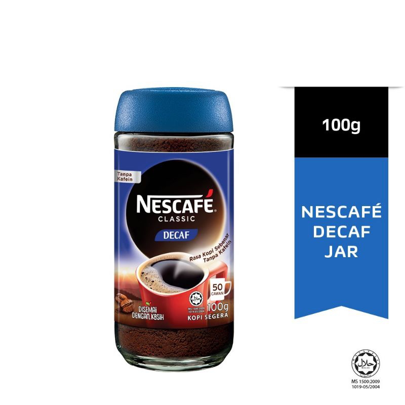 

Nescafe Classic Decaf Jar Kopi Malaysia 100g