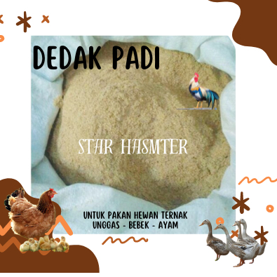 Dedak Padi - Dedak Ayam Bebek - Dedak pakan Ternak dan Unggas