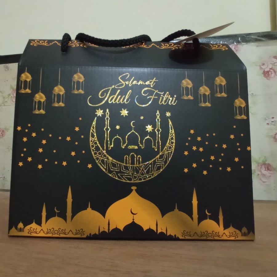 

READY STOK] box hampers Idul fitri premium kotak bingkisan lebaran