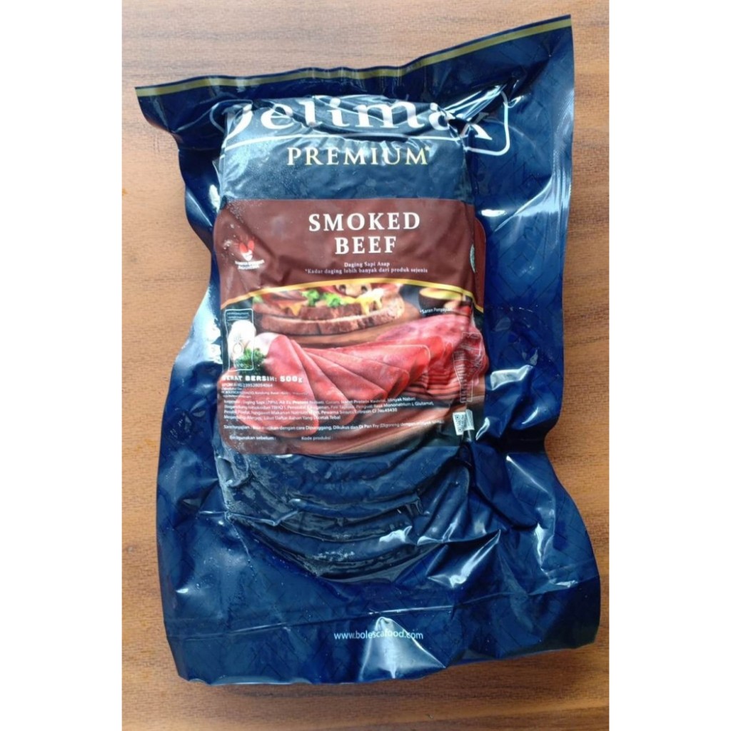 

Delimax smoke beef 500gr / daging sapi asap / smoked beef frozen food
