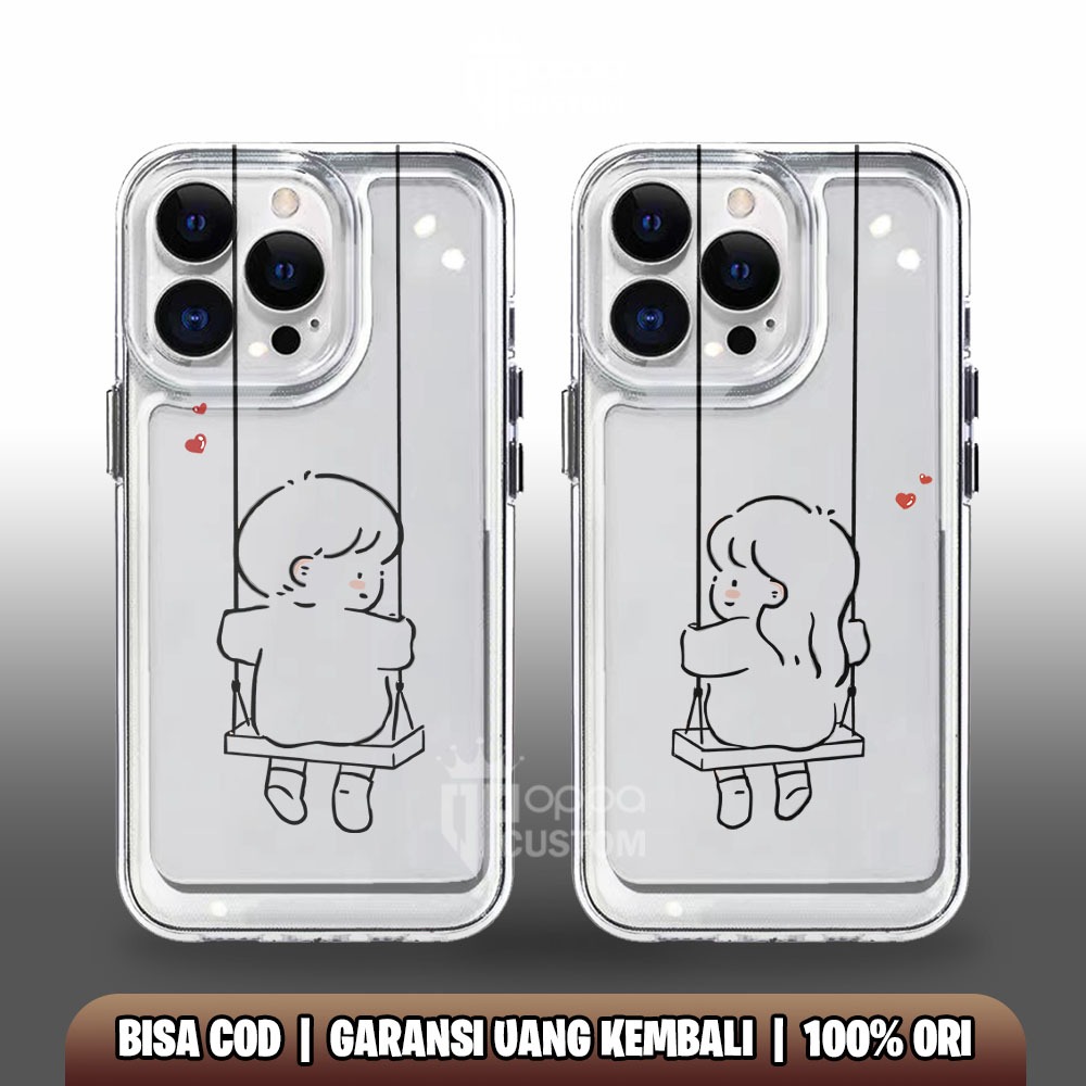 CLEAR CASE SAMSUNG M10 M11 M23 M30 M31 M51 AYUNAN COUPLE OPPA CUSTOM Casing Aesthetic Kesing Hp Clea