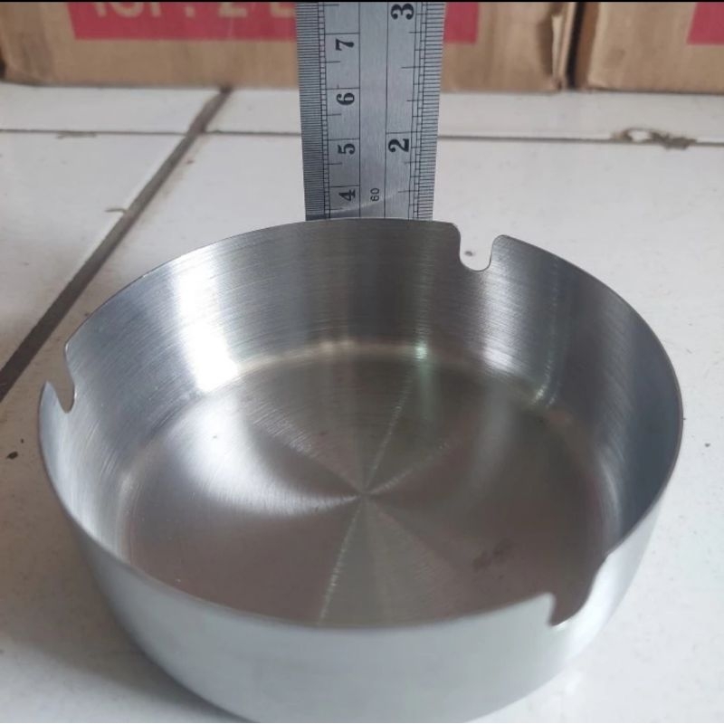 Asbak stainless - asbak rokok - asbak kecil-asbak cafe-asbak resto