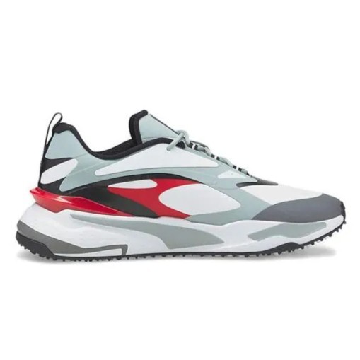 Sepatu Pria Puma Golf Gs Fast - White Red (376357-04) ORIGINAL