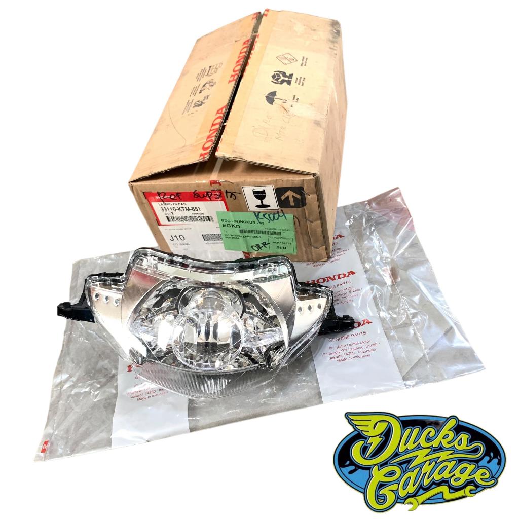 33110-KTM-851 Reflektor Lampu Depan Honda Supra X 125 Lama Old Batman Original