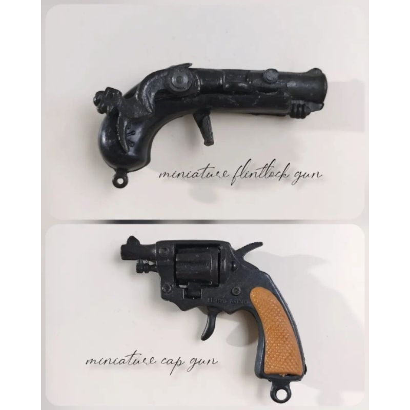 Vintage Diecast Miniature Flintlock Pirate Gun & Cap Gun