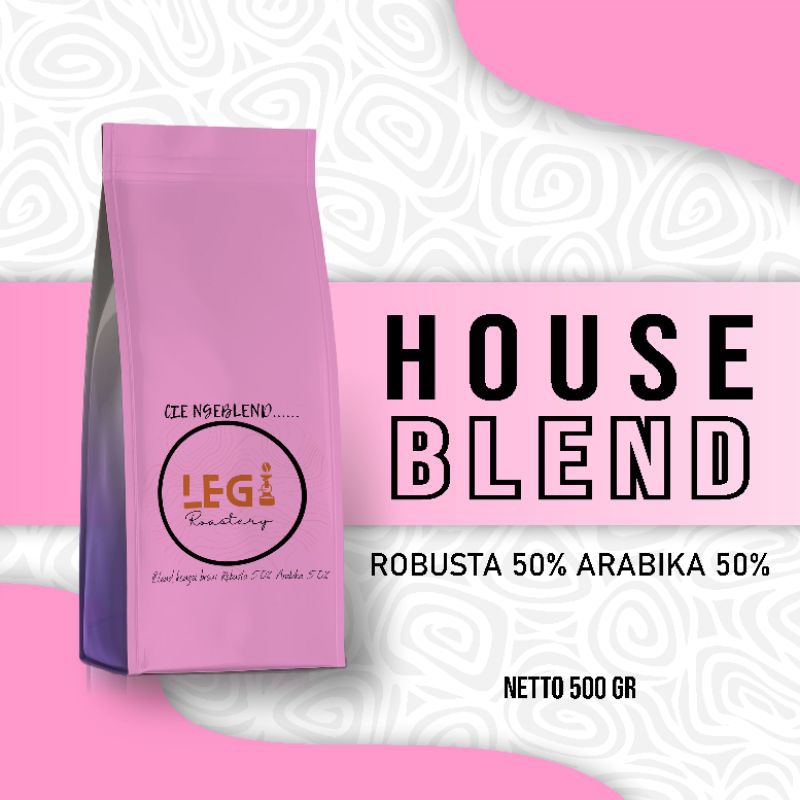 

Biji Kopi 500gram Blend 50%Robusta 50%Arabika