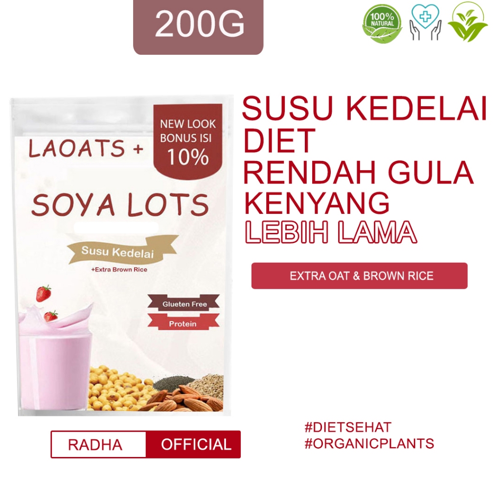 

Susu Kedelai Whey Tinggi Protein Oatmilk Diet Penurun Berat Badan Laoats
