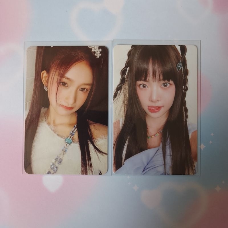 [Wajib Co Pack] Photocard Official Le Sserafim Eunchae Qr Ive Leeseo Love Dive