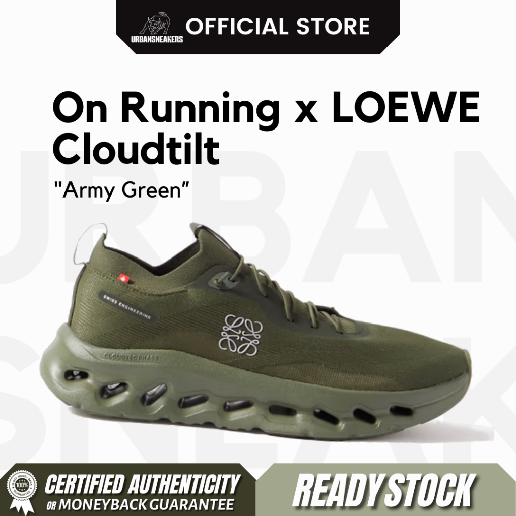 On Running LOEWE Cloudtilt Army Green | M929282X15 | ON Loewe
