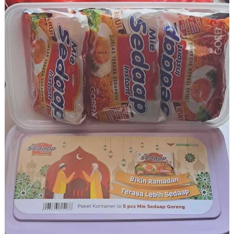 

mie sedaap paket box isi 5pc
