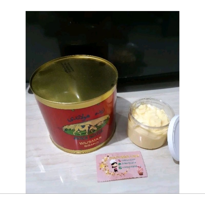 

butter wisman wijsman wysman repack 250gr (menggunakan wadah topes jar)