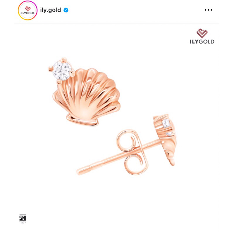 Ily Gold Anting Seaside Collction-9k