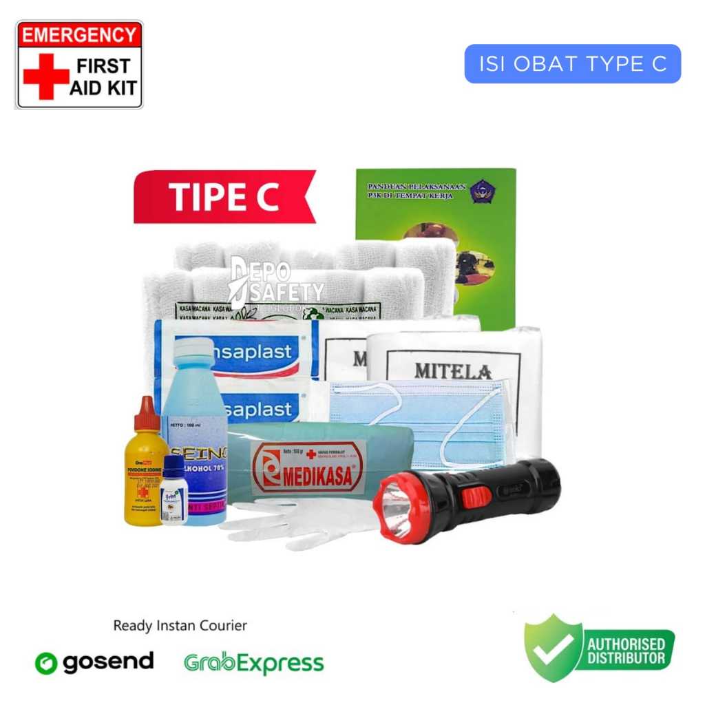 PERLENGKAPAN OBAT P3K TYPE C - ALAT MEDIS P3K