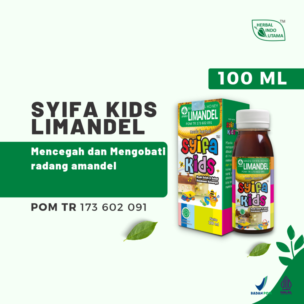 

Madu Anak Syifa Kids Amandel - LIMANDEL 100mL ORIGINAL