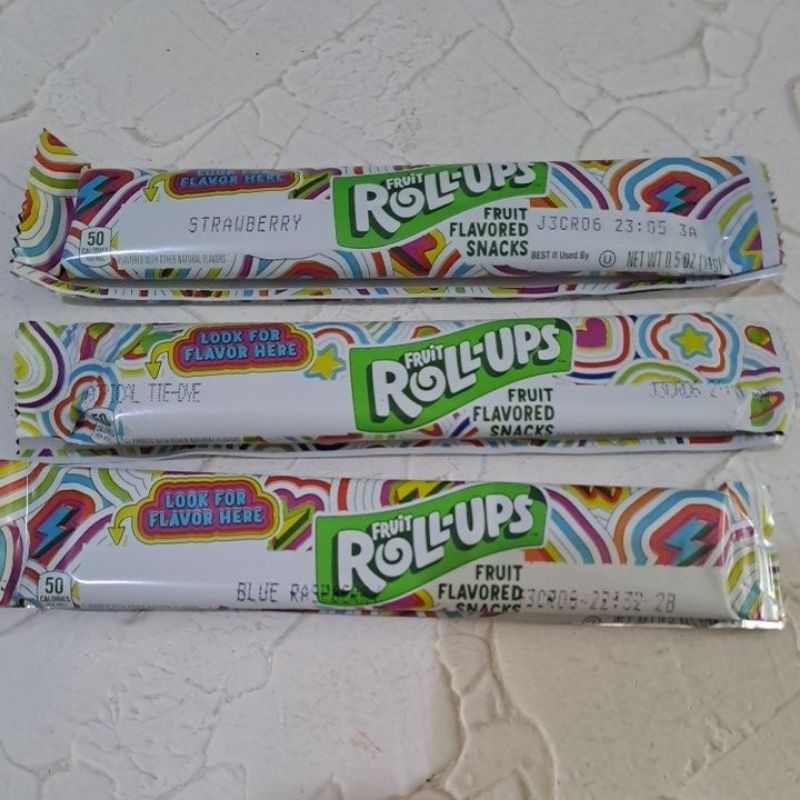 

FRUIT ROLL UPS SATUAN / PIECES