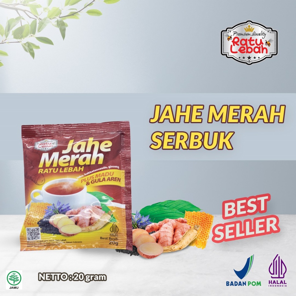 

Jahe Merah Ratu Lebah 10 Sachet