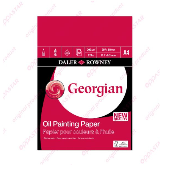 

Kertas Lukis Daler Rowney Oil Painting Paper 290g A4 403612400 - PAD