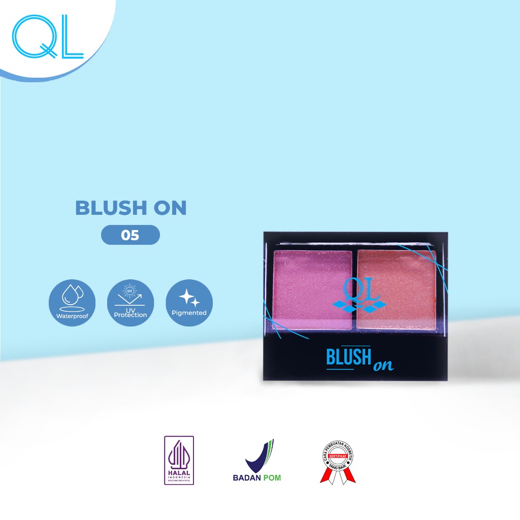 Ql Cosmetic Blush On 03 - 10 gr