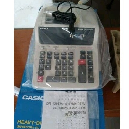 

Kalkulator Printing/Calculator Struke CASIO DR 240TM/READY/REAL PICTURE