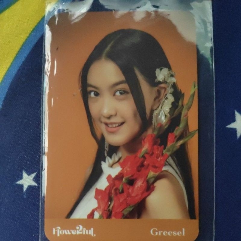 Photocard Flowerful JKT48 GRACIE GREESEL ALYA DANELLA JEANE