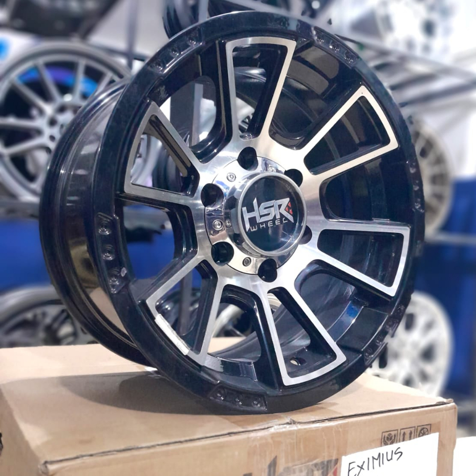 Velg mobli ring 16 Lubang pcd 6x139,7 lebar 8,5 et0 velg hsr jerowaru r16 cocok buat hilux strada tr