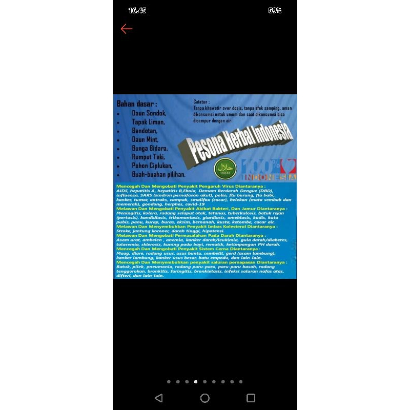 neo blue enzym tetes herbal