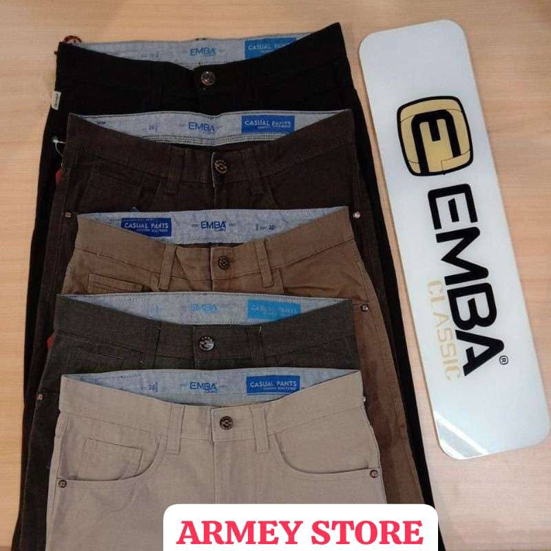 CELANA CASUAL EMBA MORGAN SLIM&REGULER