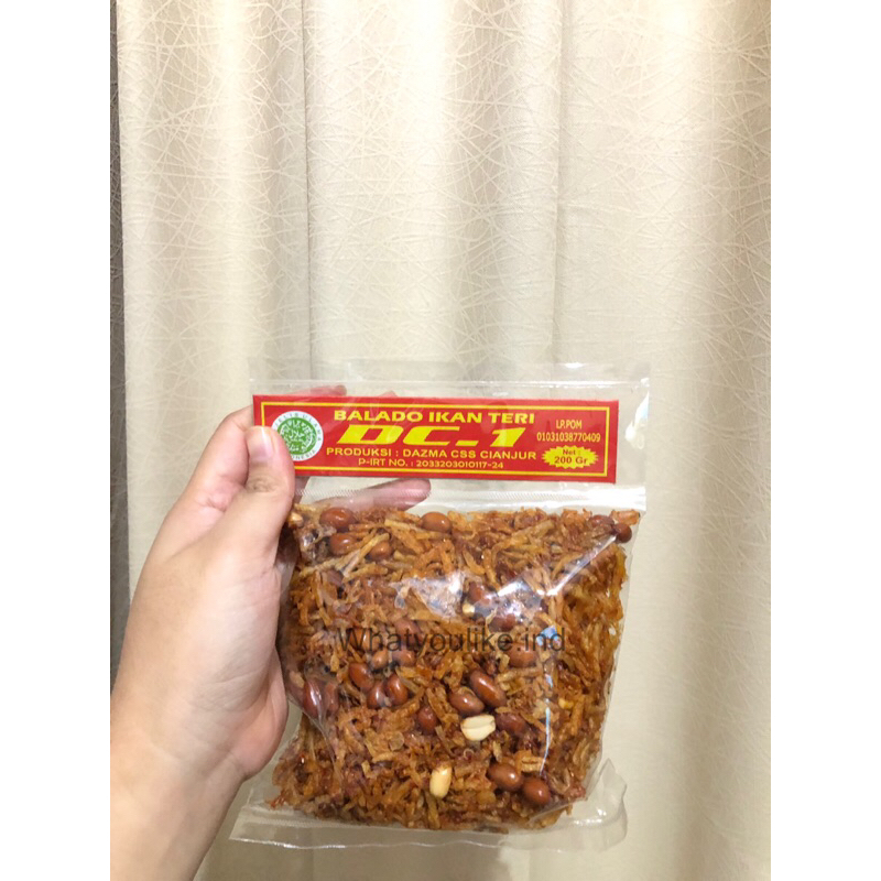 Balado kentang ikan teri kacang DC-1 /kentang mustofa/ balado teri cianjur