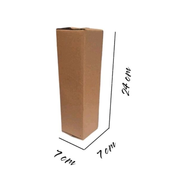 

kardus ukuran 7x7x24 cm box untuk packing ST