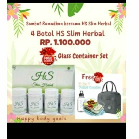 Pelangsing Herbal alami HS