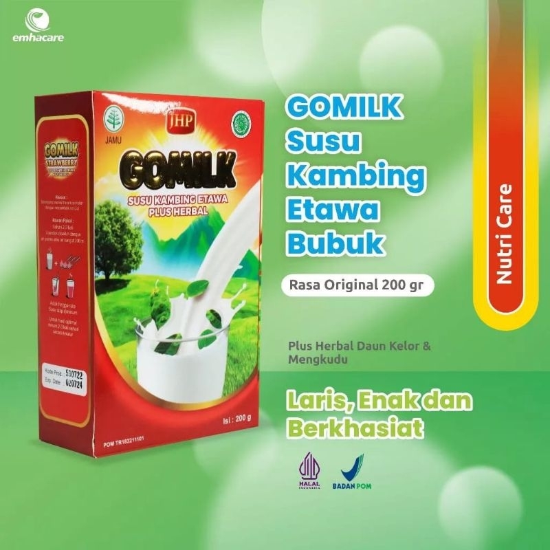 

GO MILK SUSU KAMBING ETAWA 200GR