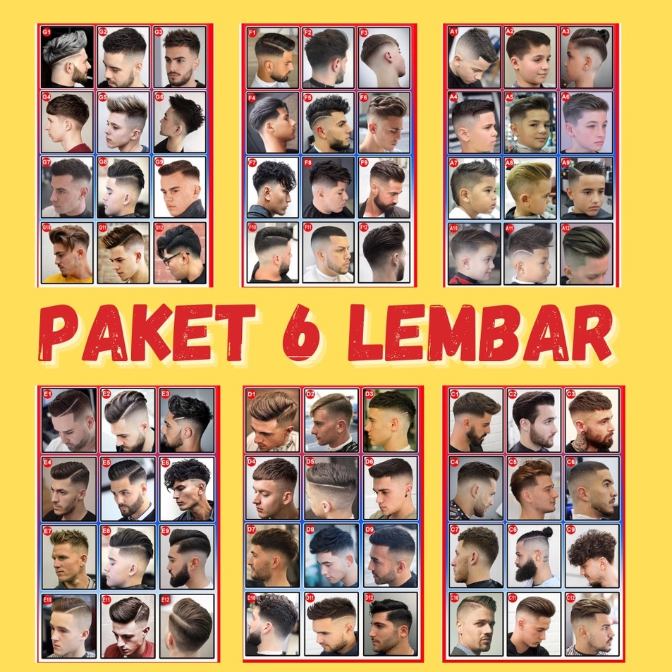 New Now  Poster Model Rambut  Poster Pangkas Rambut  Poster Pangkas Rambut Pria Terbaru  Poster Barb